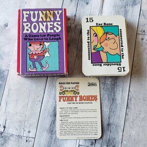 Vintage 1960's Parker Brothers Funny Bones Couples Card Game